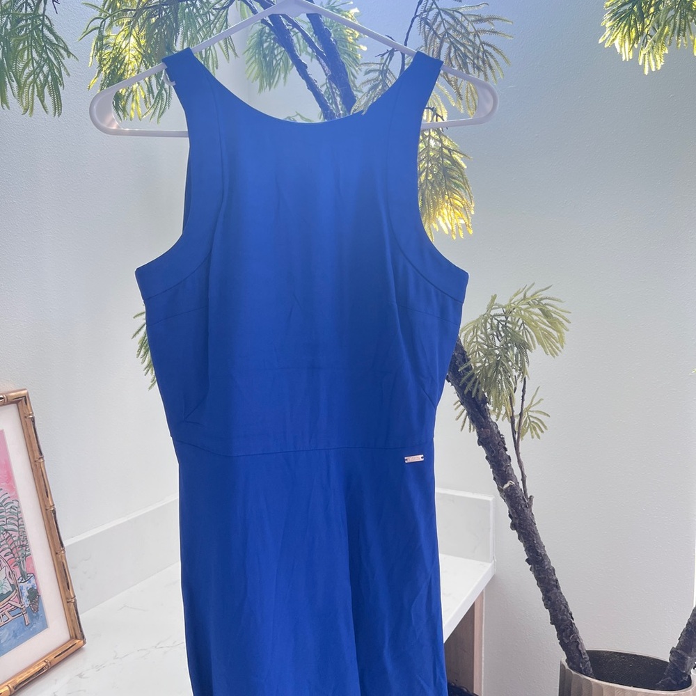 Armani exchange mini dress blue